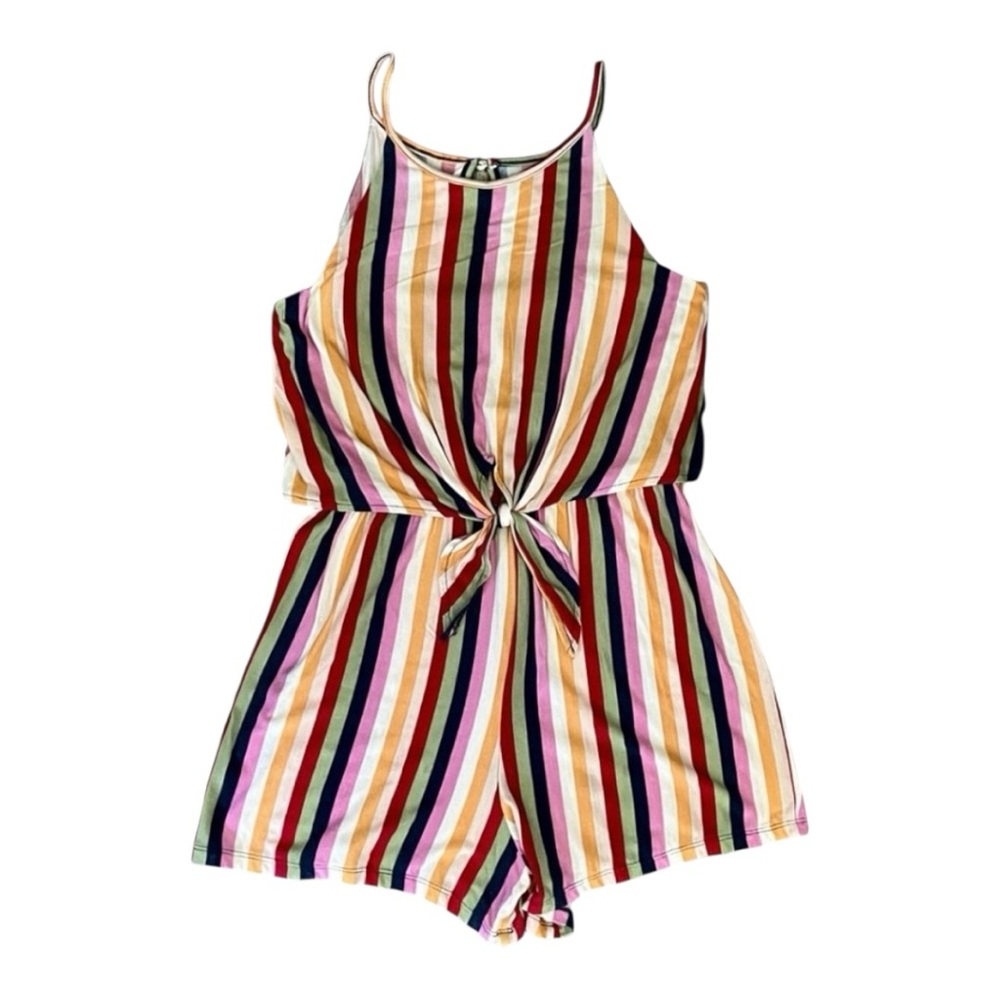 Xtraordinary Multicolor Striped Romper